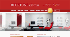 Desktop Screenshot of fortunefurniture.com.au