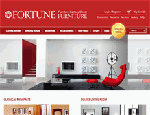 Tablet Screenshot of fortunefurniture.com.au